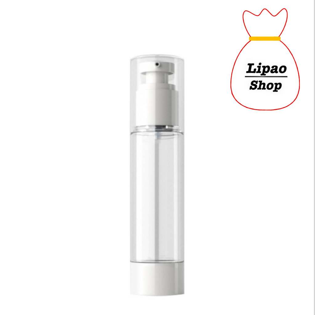 Botol Vacuum Portable Airless Pump / Spray Parfum Lotion Serum Toner Refill  Bahan Import Tebal Anti Bocor