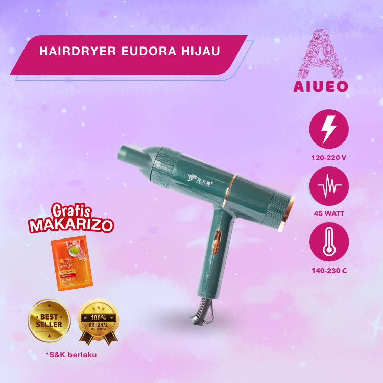 Hair Dryer Pengering Rambut Profesional Salon Eudora | Hairdryer Salon Profesional