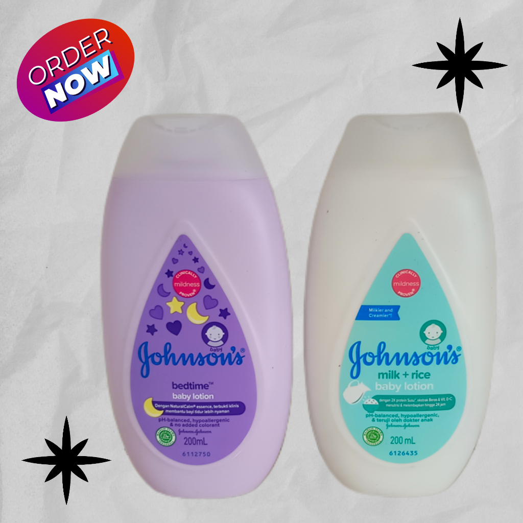 Johnson's Body Lotion Milk And Rice Bedtime 200ml