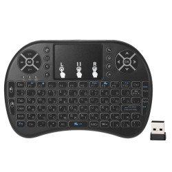 Air Mouse Wireless Mini Keyboard RGB 2.4GHz Touch Pad Remote Control Xbox 360 / PS3 Otras Consolas PCS Notebooks Tablets Smart TVS (2D/3D) Android TV Boxes