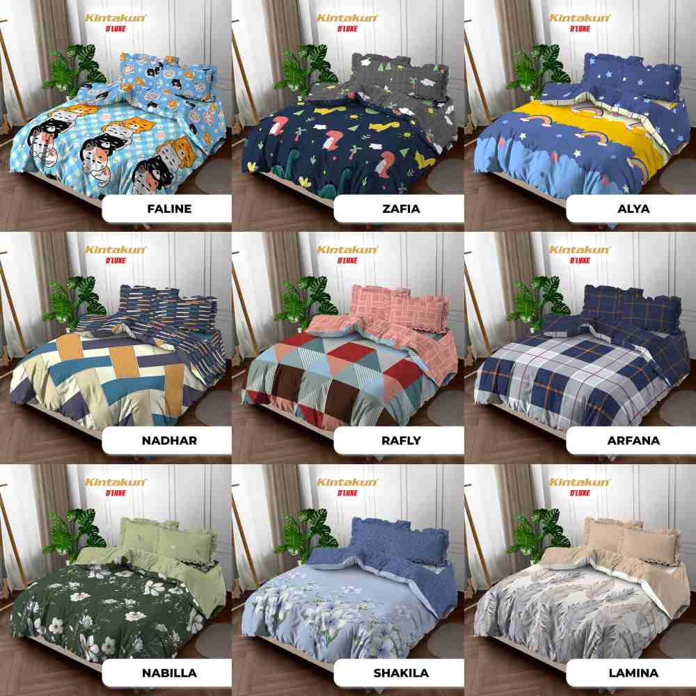 Kintakun Dluxe - Bed Cover King (180x200) Edisi Nirmana Terlaris pilihan