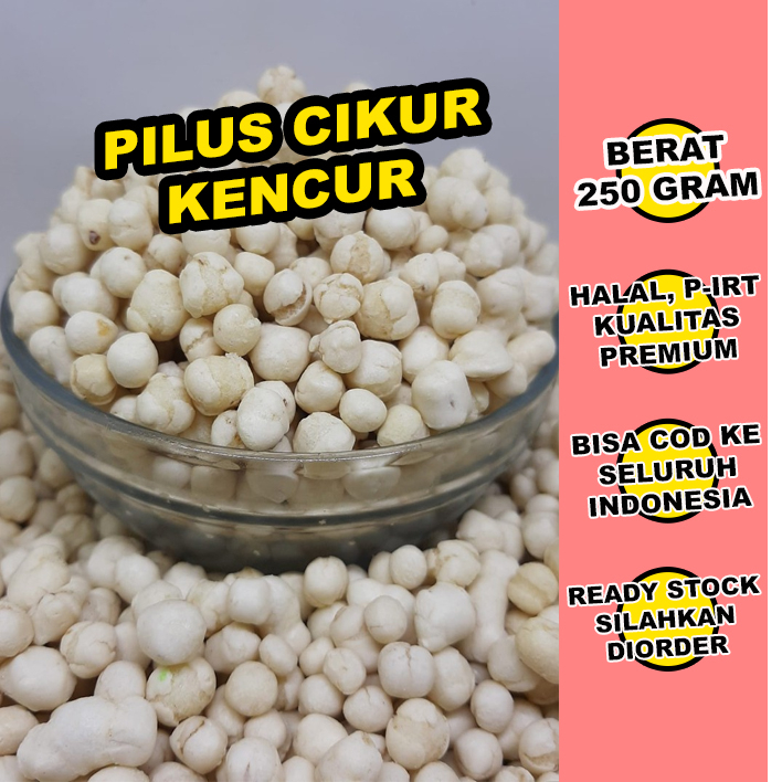 

Pilus Kencur Khas Jawa Barat -250 Gram Rasa Gurih - Pilus Kicur - - Cemilan Gurih