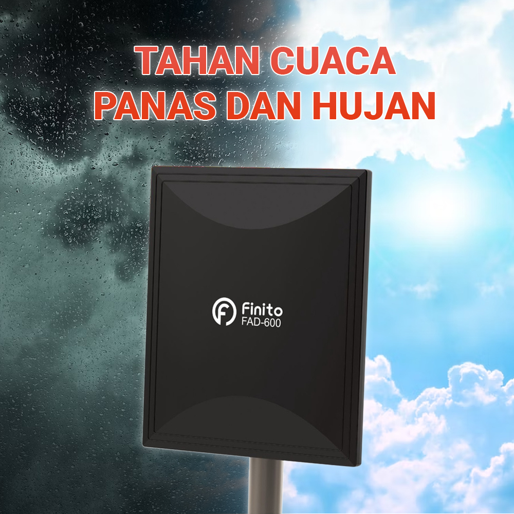 Antena 2 Tv Sekaligus Digital Finito FAD-600 / Adaptor Finito FAD-600 Outdoor&amp;Indoor/Antena Tv Bisa Luar dan Dalam