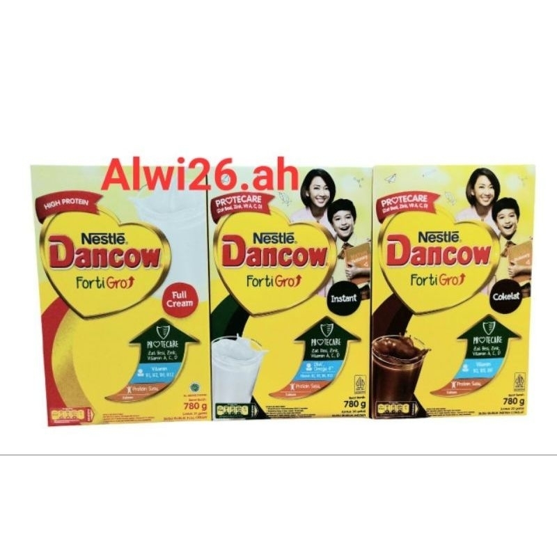 baby Dancow fortigro full cream/instant/coklat 780gr &amp; 1Kg