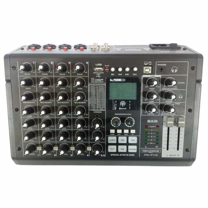 Recording Tech PRO-RTX6 Mixer Audio USB 6 Channel