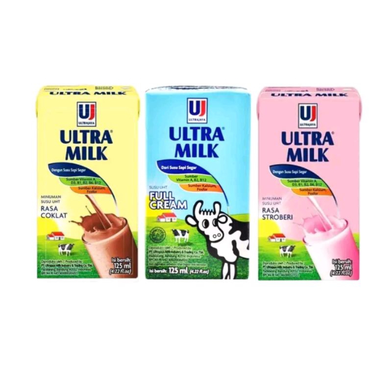 

Susu Ultramilk 125ml all varian