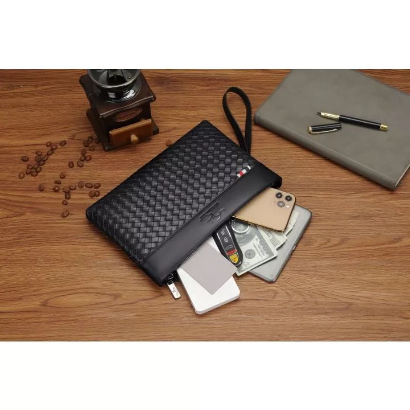 Dompet Wanita Import Clutch Kulit Pria/Wanita