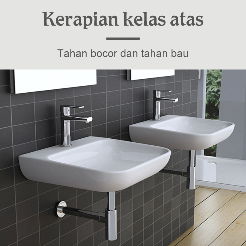 Saringan untuk bak cuci piring dan atau wastafel Sifon Wastafel Botol Stainless HITAM Pembuangan saringan saluran Kamar Mandi Air Wastafel Drainer