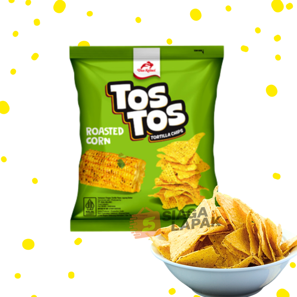 TosTos Tortilla Chips 25gr All Varian BBQ Roasted Corn