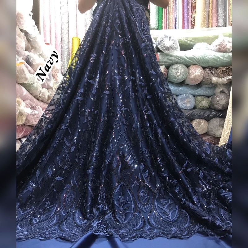murah.. kain bahan tille kebaya payet/kain bahan gaun pengantin
