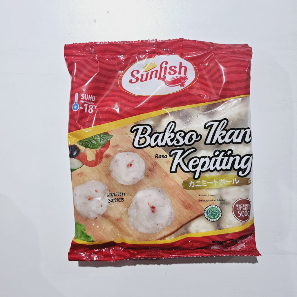 

SUNFISH bakso kepiting 500gr