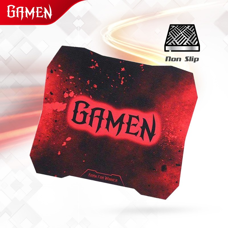 GAMEN GP-X Mousepad Gaming Anti Slip Soft Surface 25 x 29 cm