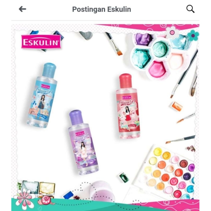 Eskulin Cologne Gel 100ml (Harga Promo &amp; glosiran)