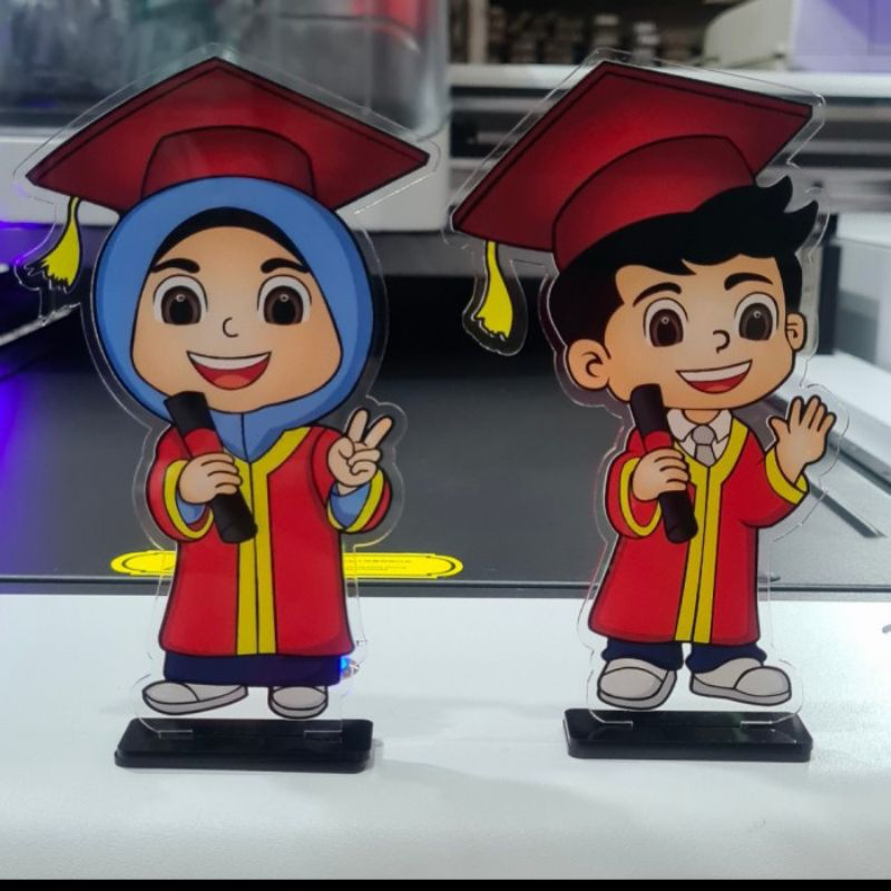 Figur Piala Akrilik Putra Putri