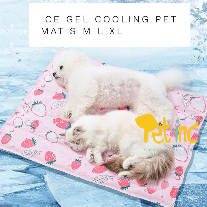 Ice gel cooling pet mat S M L XL