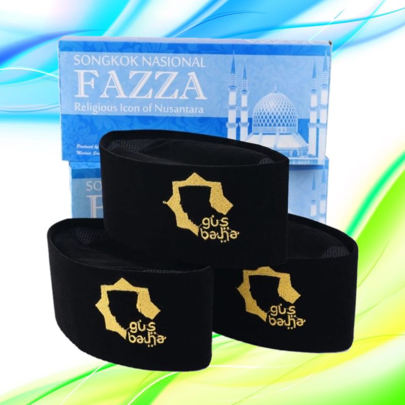 PECI GUS BAHA AC Tinggi 9 cm Hitam Songkok Premium Anak Dewasa Nasional Exclusive Kopiah