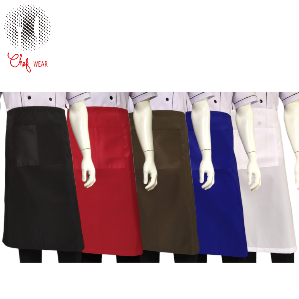 Chef Wear Apron / Celemek Panjang Waterproof A