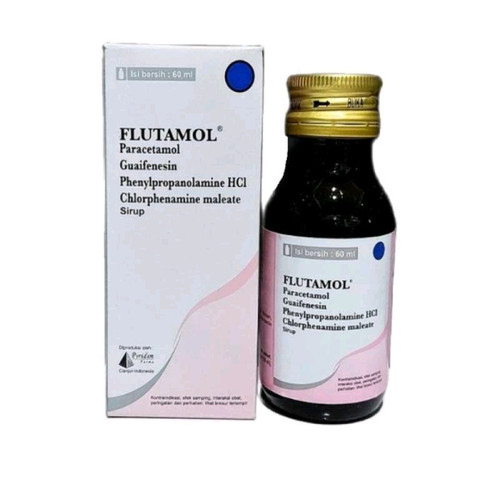 FLUTAMOL SYRUP / OBAT BATUK,PILEK,DISERTAI DEMAM