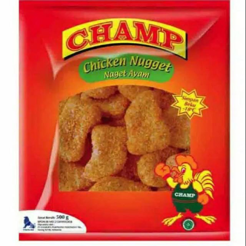 

Champ Nugget 500gr naget ayam