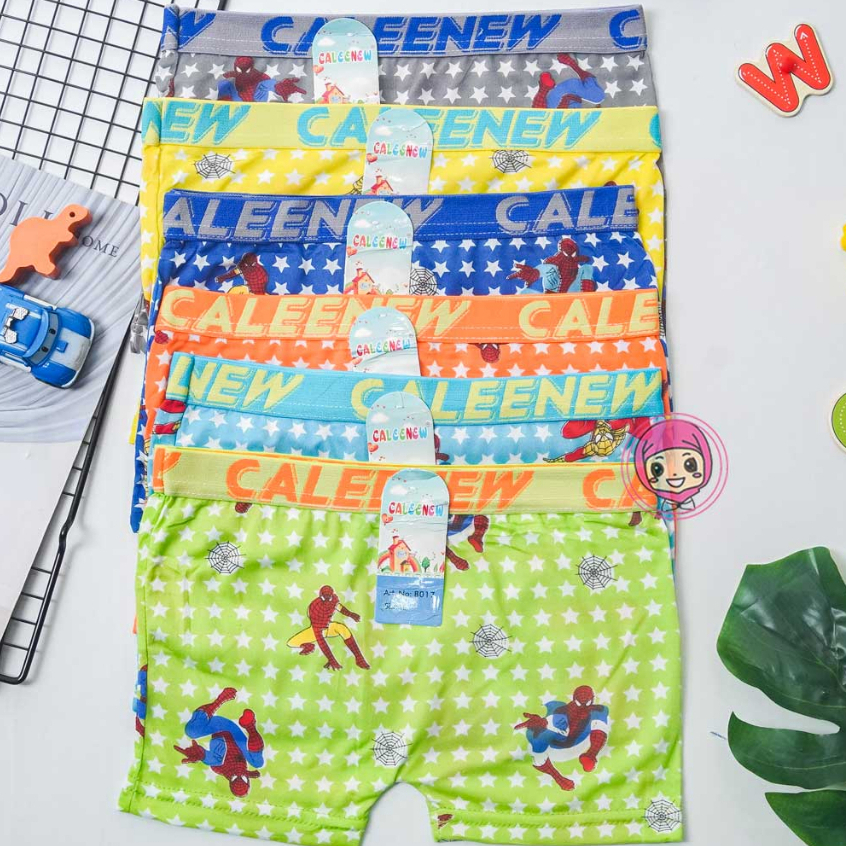 VS - CD Boxer Anak Cowok Karet Lebar Termurah / Pakaian Dalam Anak Premium Keren Fullprint