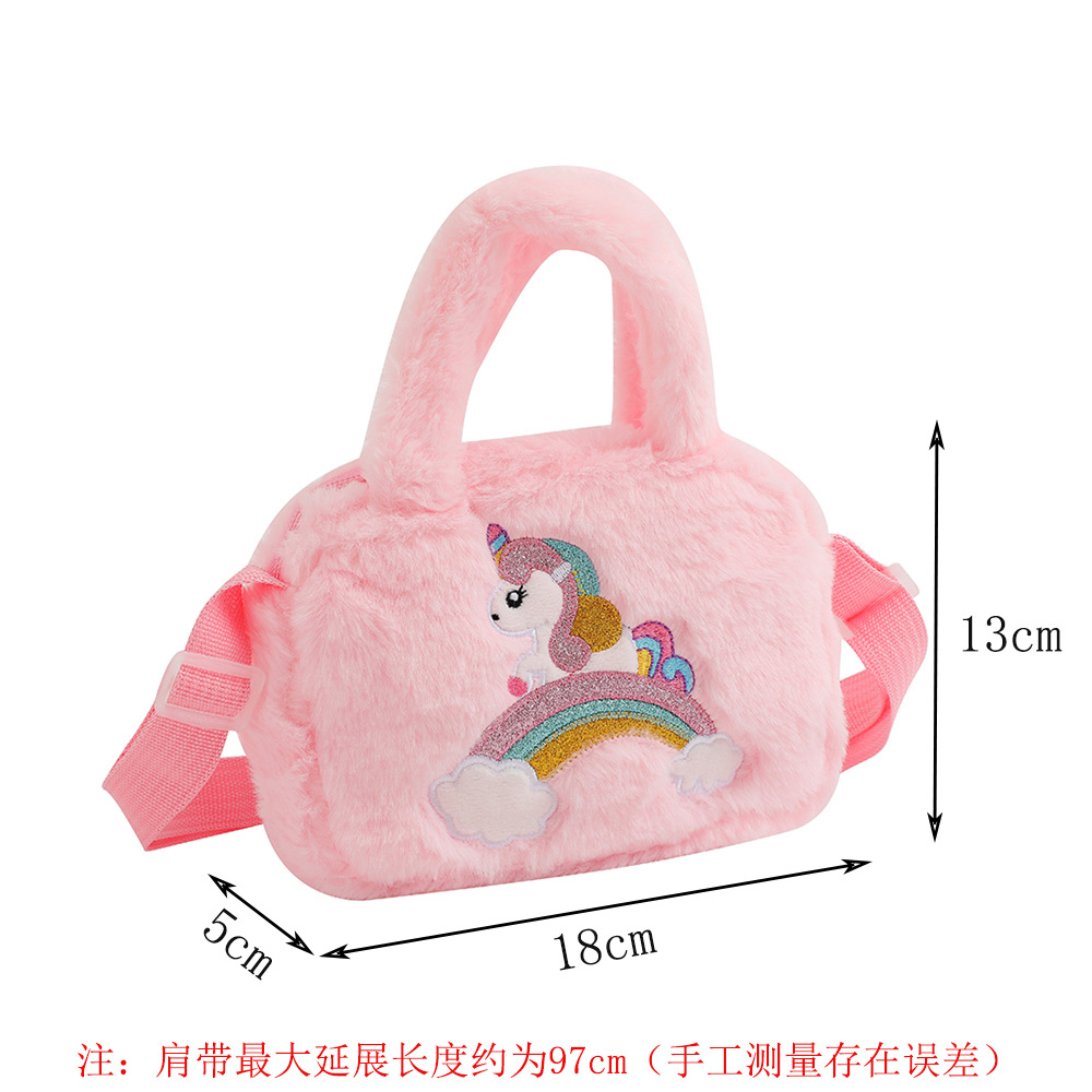 Tas Selempang Anak Karakter Unicorn Persegi awan Tas Fashion anak Tas import Sling Bag anak kado ultah anak perempuan