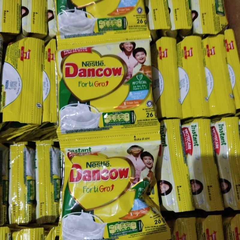 

Dancow susu bubuk renceng isi 10 pcs