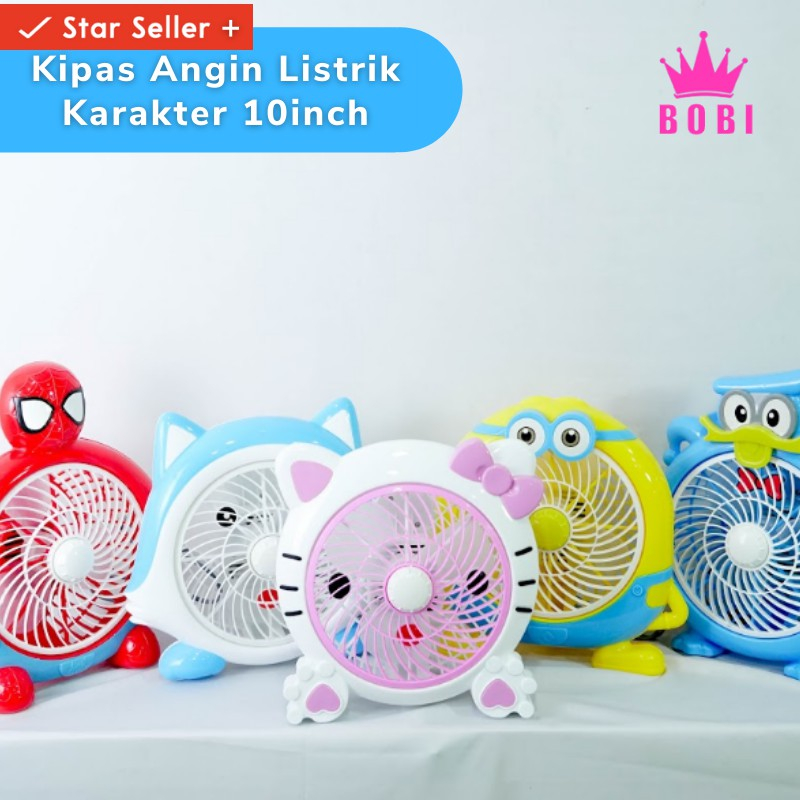 Kipas Angin Mini Listrik Berkarakter