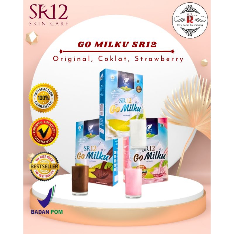 

Gomiku SR12 200 gram/Susu Tanpa Gula/Kecil