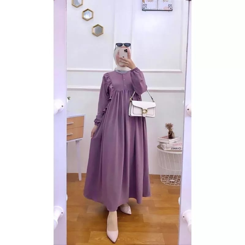 CORLA DRESS ( SR 0011) ALISIA DRESS // DRESS CRINGKLE AIRFLOW KEKINIAN