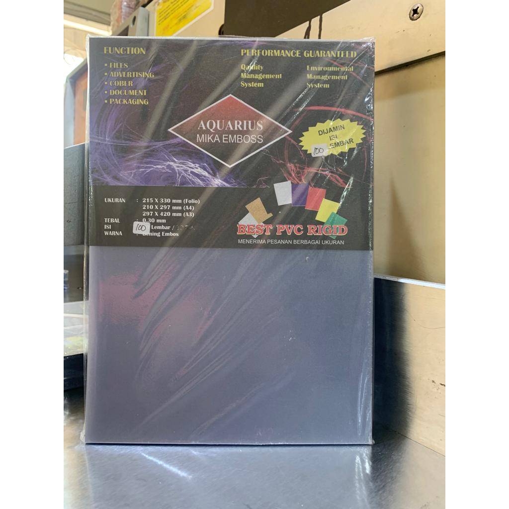 

MIKA DOFF BAHAN PVC TEBAL 0.30 MM UKURAN A4 ISI 10 LEMBAR