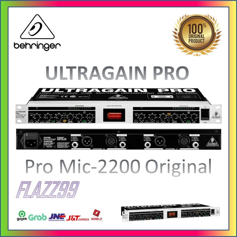 BEHRINGER ULTRAGAIN PRO MIC 2200 Original garansi resmi