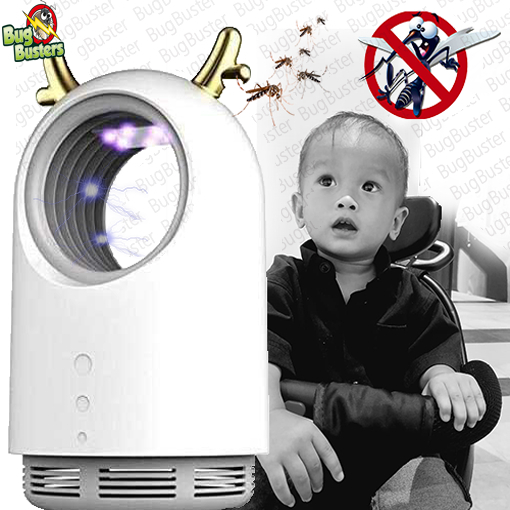 Hello Adorable Lampu LED UV Anti Nyamuk Mosquito Killer 368nm 5W 5V - KLY-169 New Version - White Bu