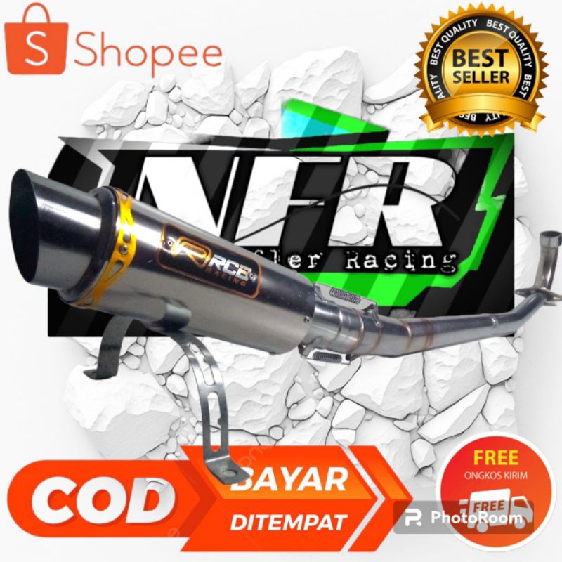 Knalpot Racing RCB Supra Vega Jupiter Revo Karisma Blade Astrea Grand Kaze