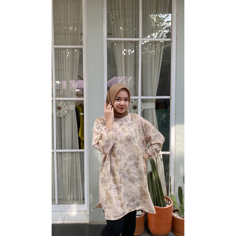 BAJU ATASAN TUNIC LEXA ARMANY SILK