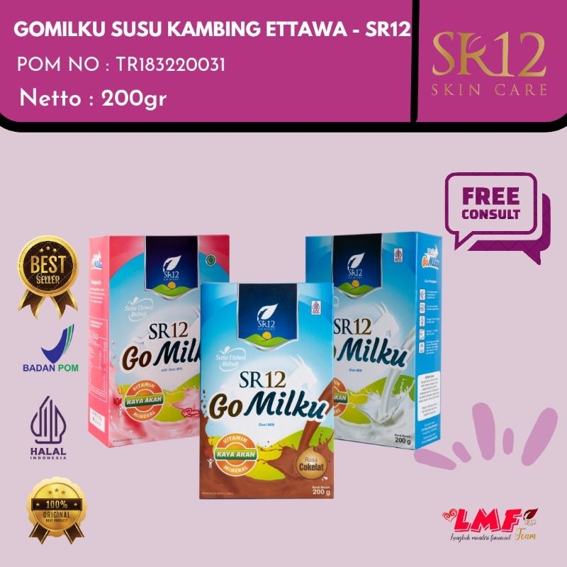 

SR12 GOMILKU SUSU KAMBING ETTAWA BUBUK 200gr