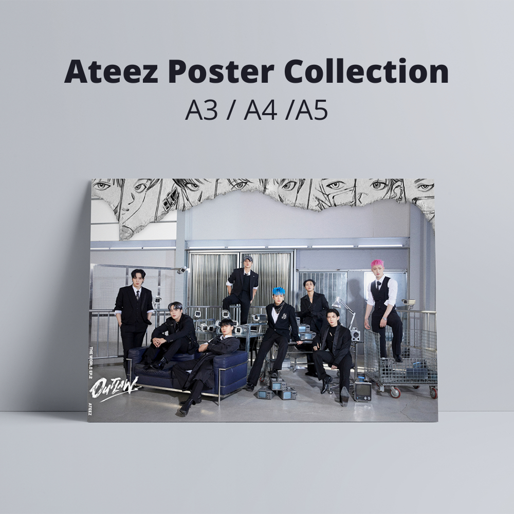 Poster Ateez Poster Collection - Poster kpop murah