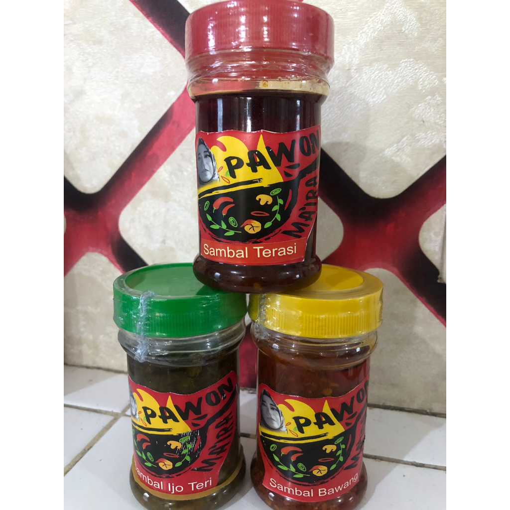 

PAKET 1 (SAMBAL BAWANG, SAMBEL TERASI, SAMBEL IJO TERI)