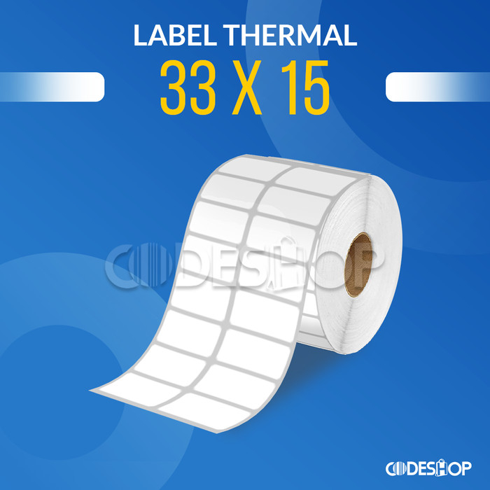 Label Thermal 33x15 mm Stiker Printer Barcode ZEBRA ZENPERT SATO  2.000 pcs