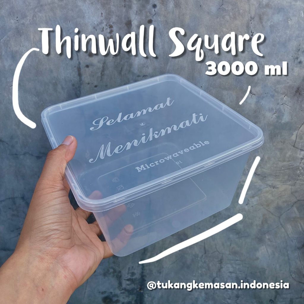 Thinwall Box Sumobox 3000 ml (isi 25 pcs)