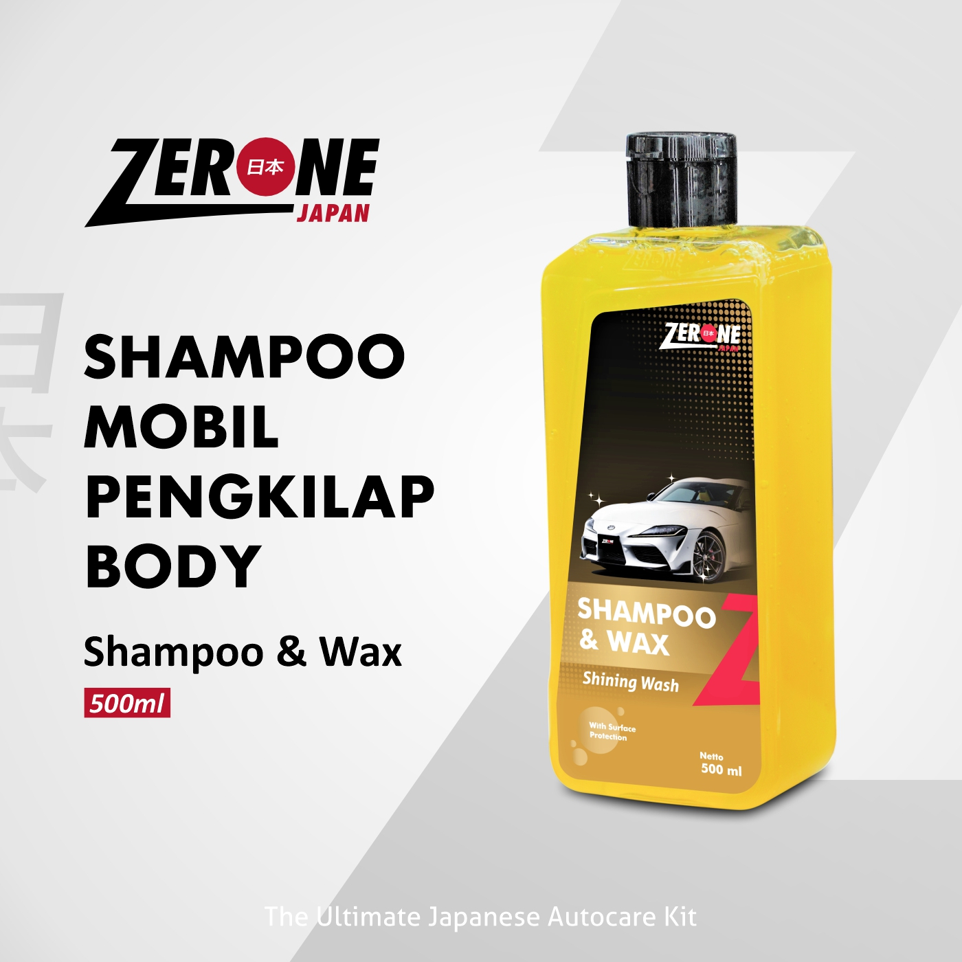 GD Zerone Shampoo &amp; Wax Mobil Busa Melimpah Anti Jamur