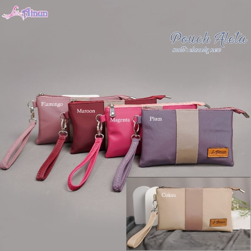 ALETA POUCH BY AINUN DOMPET WANITA MURAH BAHAN CHOCOLY