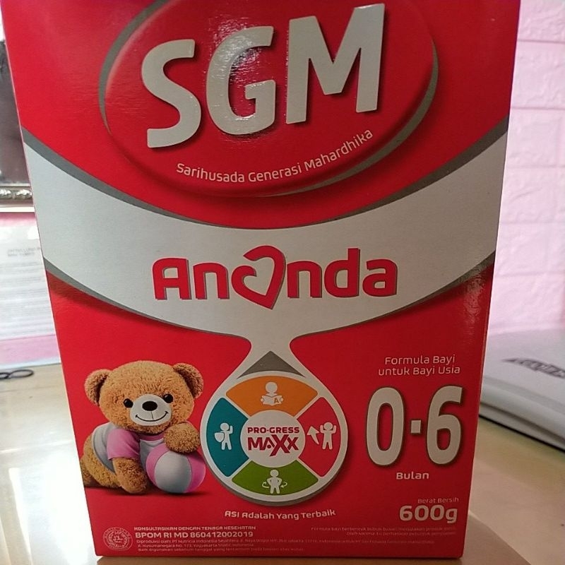 susu SGM Ananda 2 1000gram exp 2025