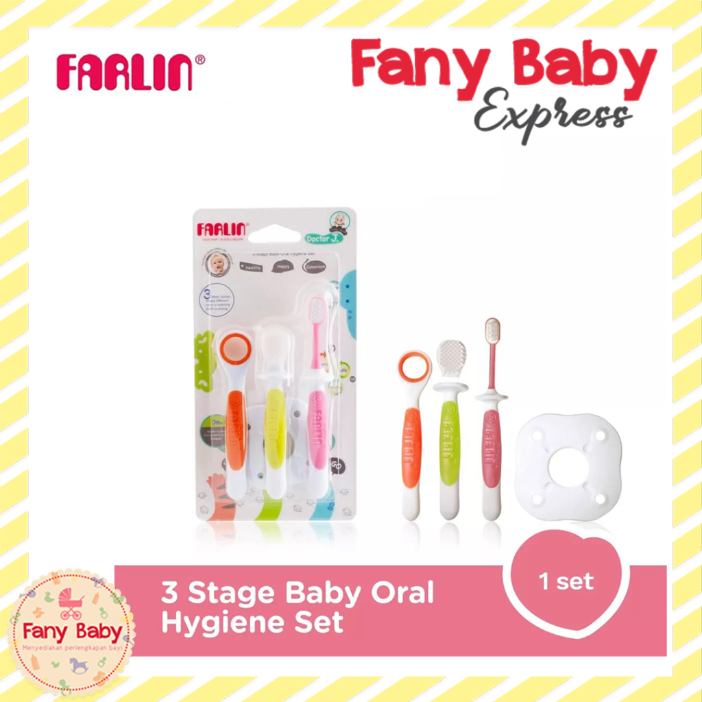 FARLIN 3-STAGE BABY ORAL HYGIENE SET