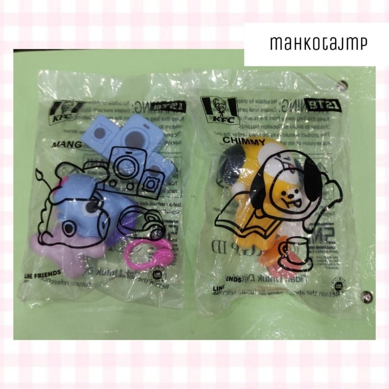 FIGURE BT21 KFC MAINAN KFC BT21