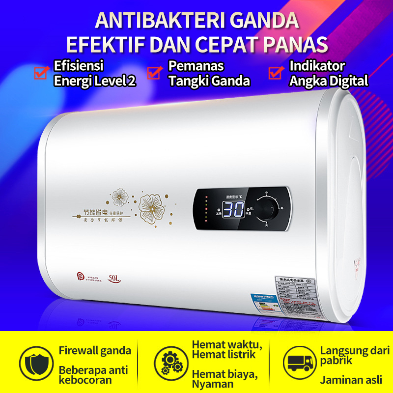 Pemanas Air Water Heater Listrik 40 Liter  3000W  / Heater mandi air panas / Pemanas air kamar mandi