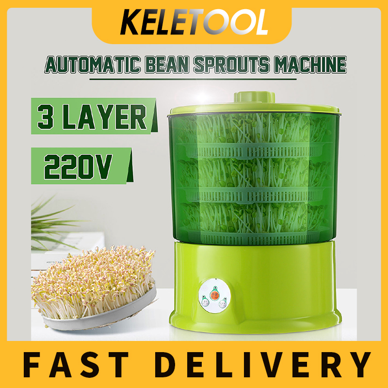 

Mesin Penumbuh Kecambah Mesin Tauge 1.5L 3 lapisan desain Mengatur suhu, tekanan dan kelembaban