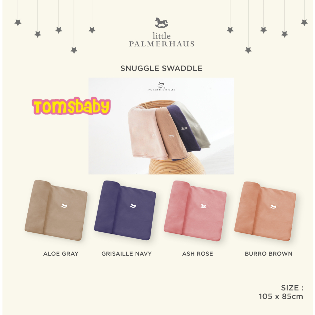 [TOMS] LITTLE PALMERHAUS (1pcs) Sunggle Swaddle /  Selimut Baby ( Bedong Bayi / Newborn )