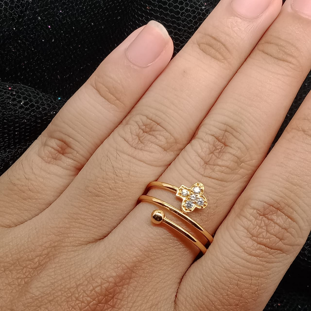 Cincin Emas 17K - 1.3 Gr Kadar 750 - CBS100000044