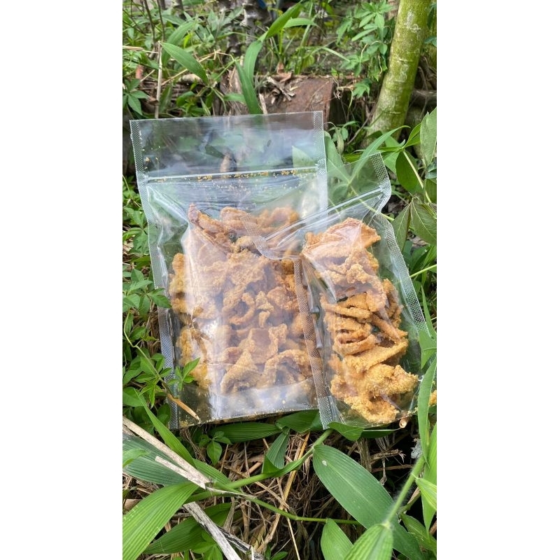 

kulit ayam tepung // gurih // enak // 70g //