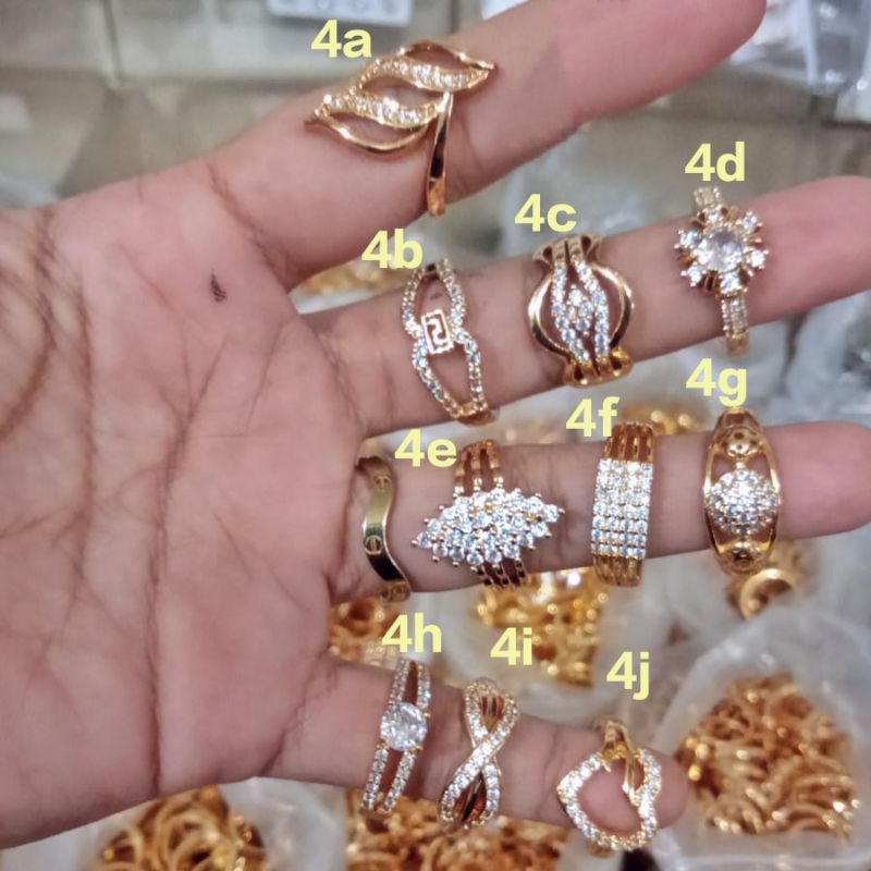 Cincin Mata Xuping Aneka Motif Terbaru